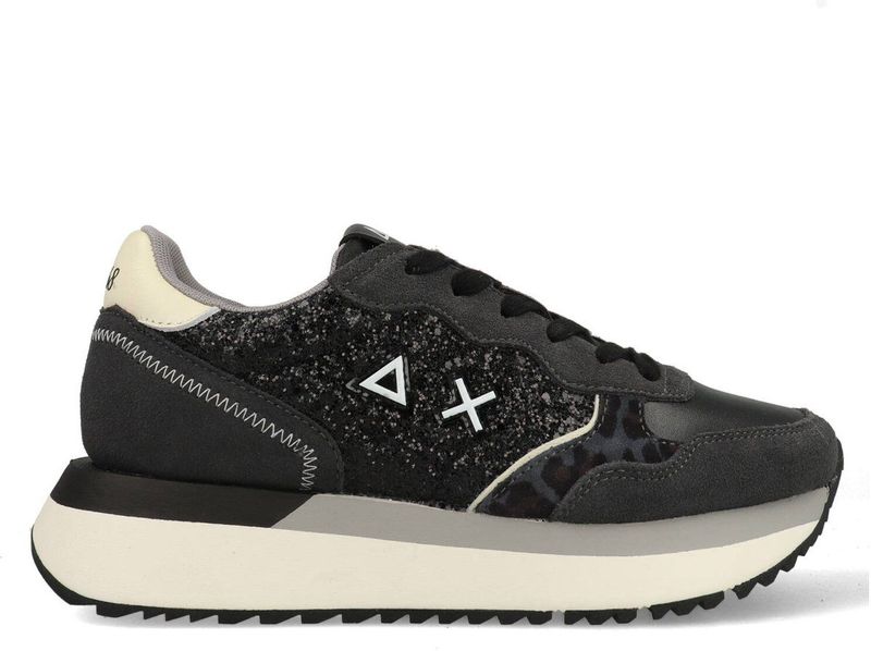Sun68 - Sneakers - Zwart - Leer - Dames