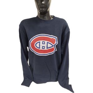 IJSHOCKEY TEAM-MONTREAL CANADIANS -CREWNECK - NAVY -L