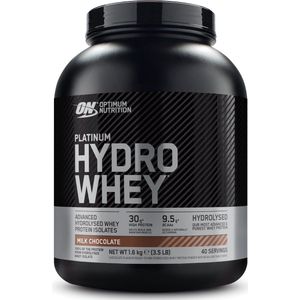 Optimum Nutrition Hydrowhey - Eiwitshake / Proteine Poeder - Milk Chocolate - 100% Whey Isolaat - 1600 gram (40 shakes)