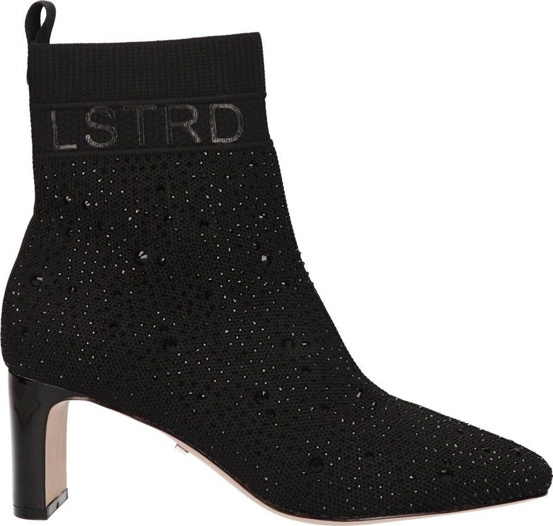 La Strada - 2151725 - Enkellaars - Zwart - Met Strass-steentjes