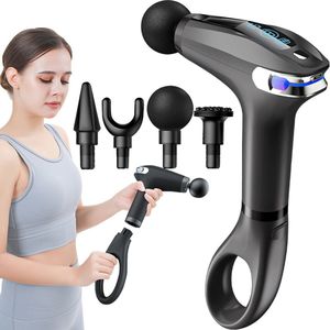 Massagepistool - Draadloos Massage Apparaat met 4 Opzetstukken - Krachtig en Draadloos - Professioneel - Massage Gun - Fitness