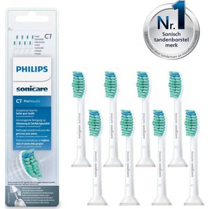 Philips Sonicare ProResults HX6018/07 - Opzetborstel - Standaard - 8 stuks - Tandplakverwijdering