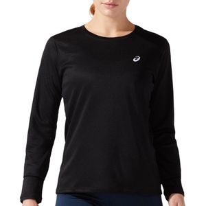 Asics Core LS Sportshirt - Maat XL  - Vrouwen - Zwart