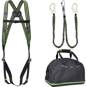 Kratos complete set valbeveiliging basic - Elastische Y-lijn 1,5m