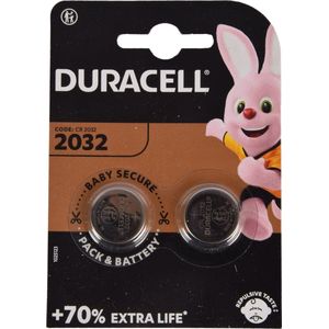 Duracell Lithium CR2032 3V Batterijen - Set van 2 Stuks - Elektronica, Batterijen en Opladers