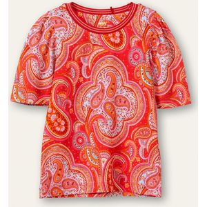 Oilily Tuintje - T-shirt - Meisjes - Rood - 116/6yr