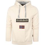 Napapijri - Burgee Sweater Offwhite - Heren - Maat S - Modern-fit