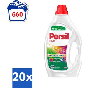 Persil Wasmiddel Gel 33 Wasbeurten Gekleurde was 1,485 liter - Bulkverpakking - 20 stuks