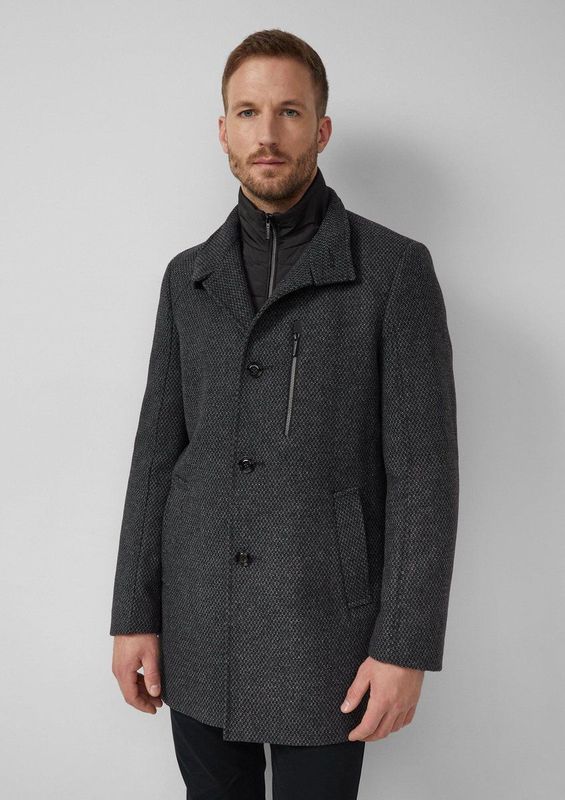 s.Oliver - Outdoor-Mantel - Lange Jas - Wolmix