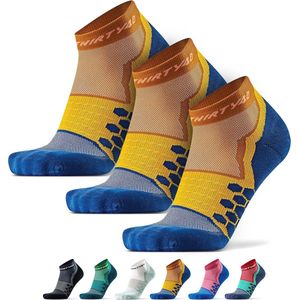 Performance Compressie Low Cut Hardloopsokken voor Dames en Heren - Verbeterde Ondersteuning