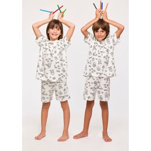 Woody unisex pyjama krab color me 8 jaar