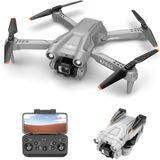LUXWALLET Libra Light Drone – Drone Met Driezijdige Obstakel Ontwijking - Drone Met Twee Camera’s - 480P – Opvouwbaar - 360° Vliegsysteem - Richtingspunt Vluchtmodus – Grijs