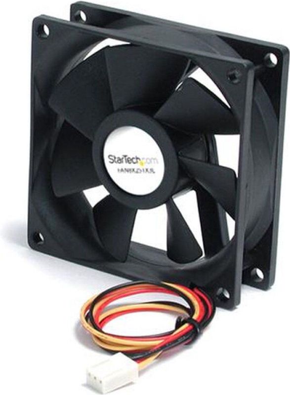 StarTech.com 80x25mm Stille Ventilator voor Computerbehuizing met Kogellagers en TX3 Connector