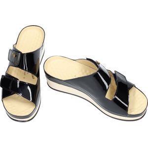 Vital -Dames - zwart - slippers & muiltjes - maat 36