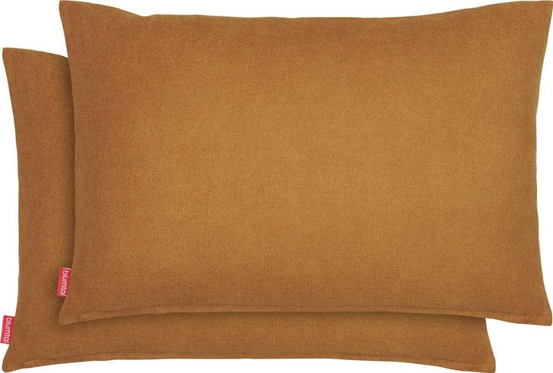 Blumtal Chenille Kussenslopen - Set van 2 - Zacht en met Blinde Rits - Kussenhoes 30 x 50, Pumpkin Spice - Bruin