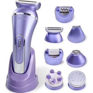 Qualiz - 7in1 Ladyshave - Epileerapparaat Dames - IPX7 Waterdicht - Oplaadbaar