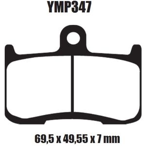 Motor remblokken voorzijde Suzuki GSX 1300 B-King 2008 - 2012 GSX1300 B King YMP347 remblok rem voor