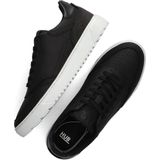 HUB Royal-s Sneakers - Leren Sneaker - Heren - Zwart - Maat 48
