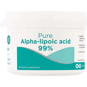 Alfa Liponzuur - 120 gram pure poeder +99% zuiver + maatlepel -