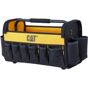 CAT - 19 Inch Gereedschapstas - Open - Zwart - Polyester/PVC - 26 Liter