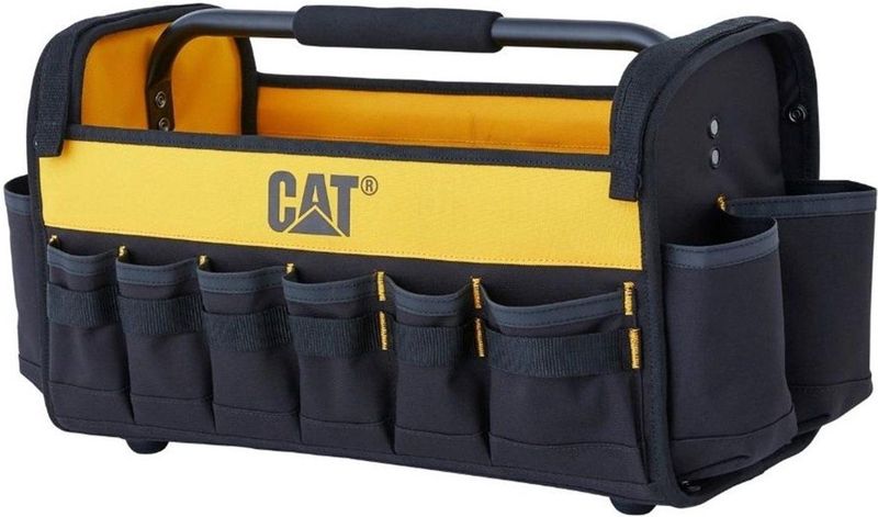 CAT - 19 Inch Gereedschapstas - Open - Zwart - Polyester/PVC - 26 Liter