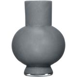 Hakbijl Glass - Bloemenvaas Deborah - Donker Grijs - D31 x H39 cm