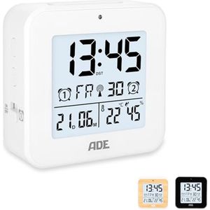 Digitale Wekkerradio met Temperatuur, Luchtvochtigheid en Snooze-functie - Draadloze Radioklok