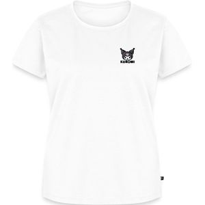 Kuromi Geborduurd Portret Premium T Shirt Dames