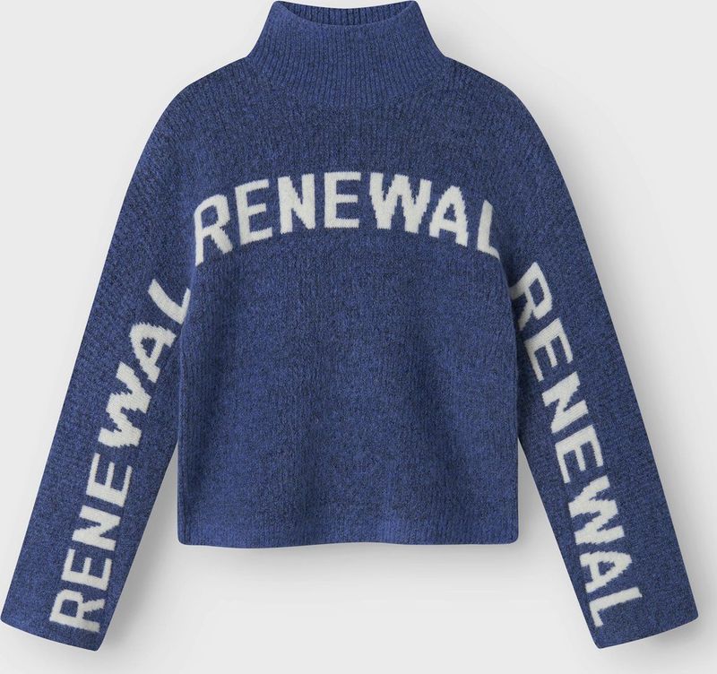 Gebreide Trui - Regular Fit - Hoge Hals - Lange Mouwen