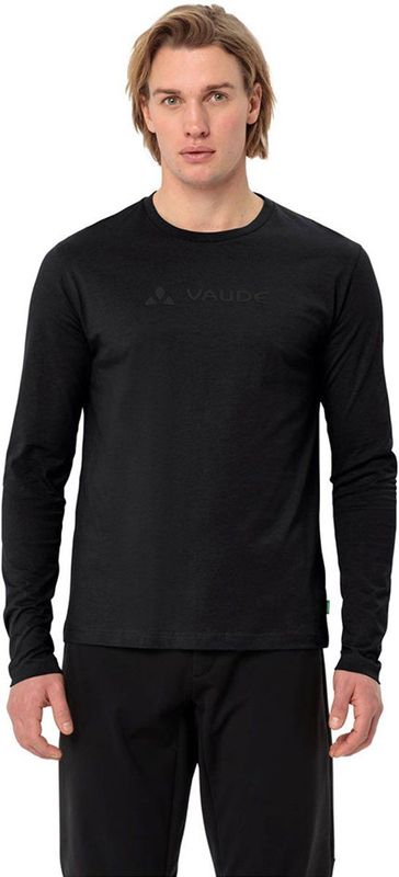 Vaude - Logo T-shirt - Heren - Lange Mouwen - GOTS-gecertificeerd - 100% Organisch Katoen