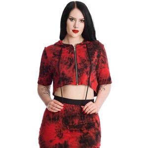 Banned - TEARS IN HEAVEN Vest met capuchon - 4XL - Rood