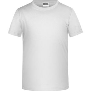 James And Nicholson Childrens Boys Basic T-Shirt (Wit)
