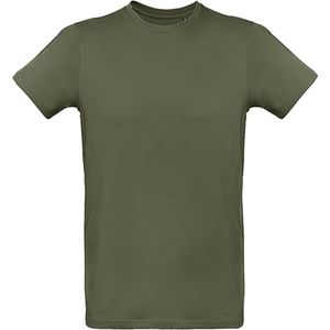 T-shirt met ronde hals 'Organic Inspire Plus'/men Urban Khaki - S