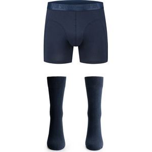 Ton Sur Ton - Herenondergoed - Heren Boxershort - Mannen sokken - Heren Sokken - Heren Onderbroeken - Marine L/41-46