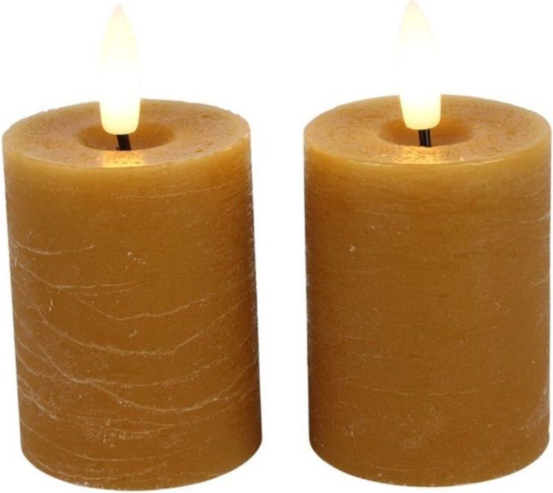 Countryfield - Lyon - Ledkaars - Amber - 5x5x9 cm