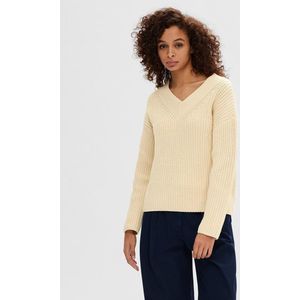 Selma Ls Knit V-Neck