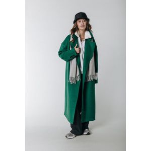 Colourful Rebel Zania Double Breasted Wool Long Coat - XXL