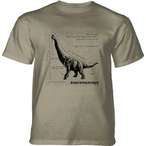 T-shirt Brachiosaurus Fact Sheet Beige XXL