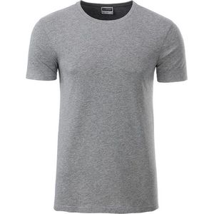 James and Nicholson - Heren Standaard T-Shirt (Grijze Heide)