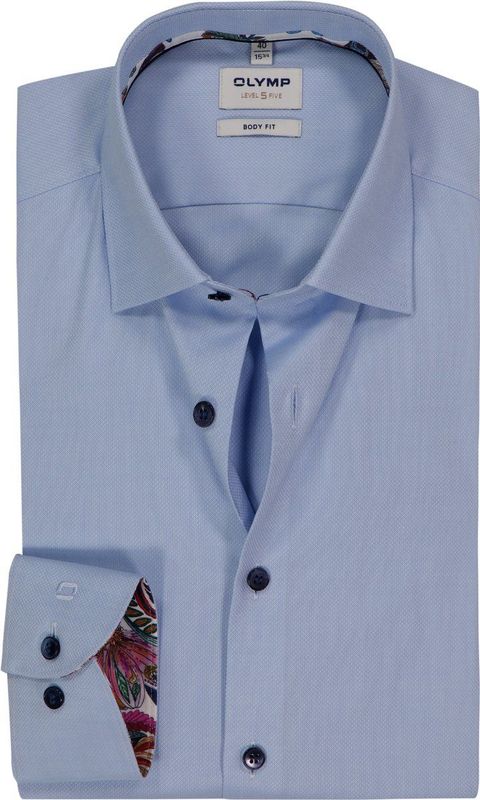 OLYMP - Businessoverhemd - Bleu - Katoen - New York Kent