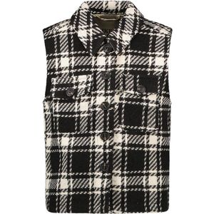 Like Flo Geruit Gilet Zwart/Wit