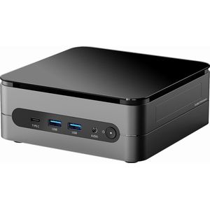 OUVIS F1A Mini PC, Intel Core Ultra 5 125H 14 kernen tot 4,5 GHz, 16GB RAM 1TB SSD, 2*HDMI+1*Type-C 4K 60Hz driedubbel scherm, WiFi 6 Bluetooth 5.2, 4*USB 3.2 1*RJ45 1*Audio - EU-stekker