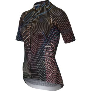 AGU Nocturnal Lines Fietsshirt Performance Dames - Black - XL