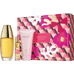 Estée Lauder Beautiful Romantic Favorites Set Beautiful Eau de Parfum Spray 75ml + Body Lotion 75ml + EDP 10ml