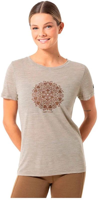 Super.natural - Ornament T-shirt - Merino - Korte Mouwen