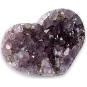 Amethist hart cluster 140-160 gram