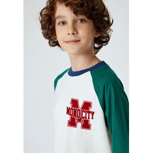 Ronde kraag Lange mouw T-shirt