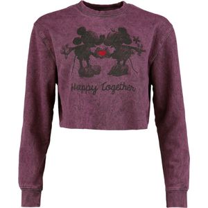 Mickey Mouse Happy Together Dames Sweatshirts - paars - S