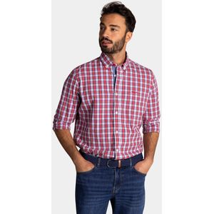 NZA - Overhemd - Blauw - Katoen met Print - Lange Mouwen