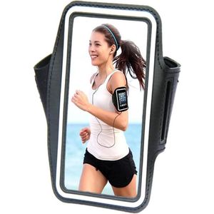 Comfortabele Smartphone Sport Armband voor uw Lg G4 Stylus, zwart , merk i12Cover